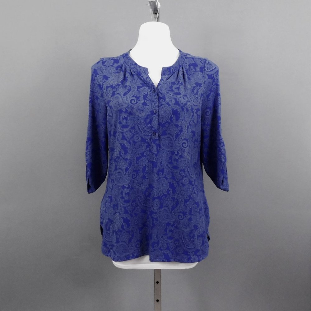Kim‎ Rogers Women Shirt Blue S